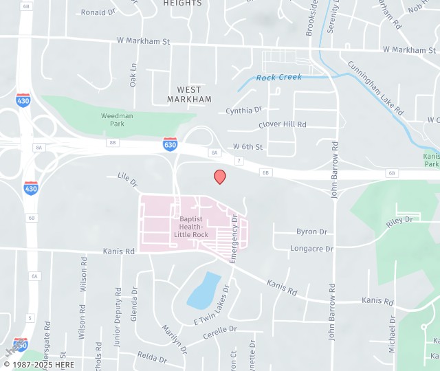 Location Map: 9500 Baptist Health Drive, Suite 200 Little Rock, Arkansas 72205